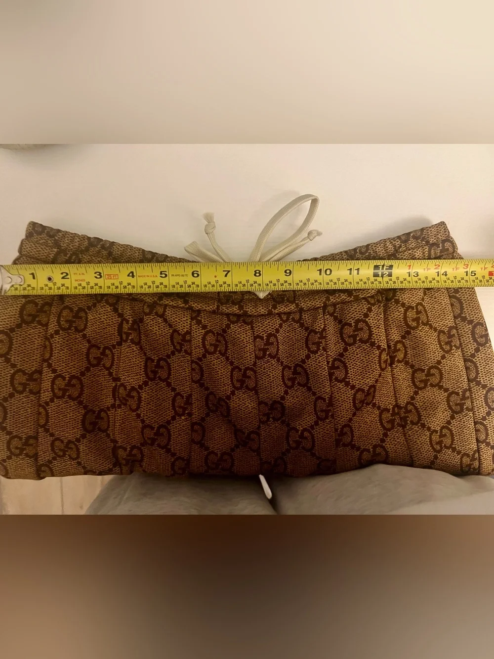 Authentic Gucci GG Monogram Pleated Maxi Skirt – Approx. US M/L